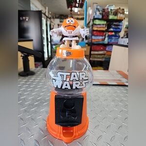 Star Wars Orange M&M Candy Dispenser